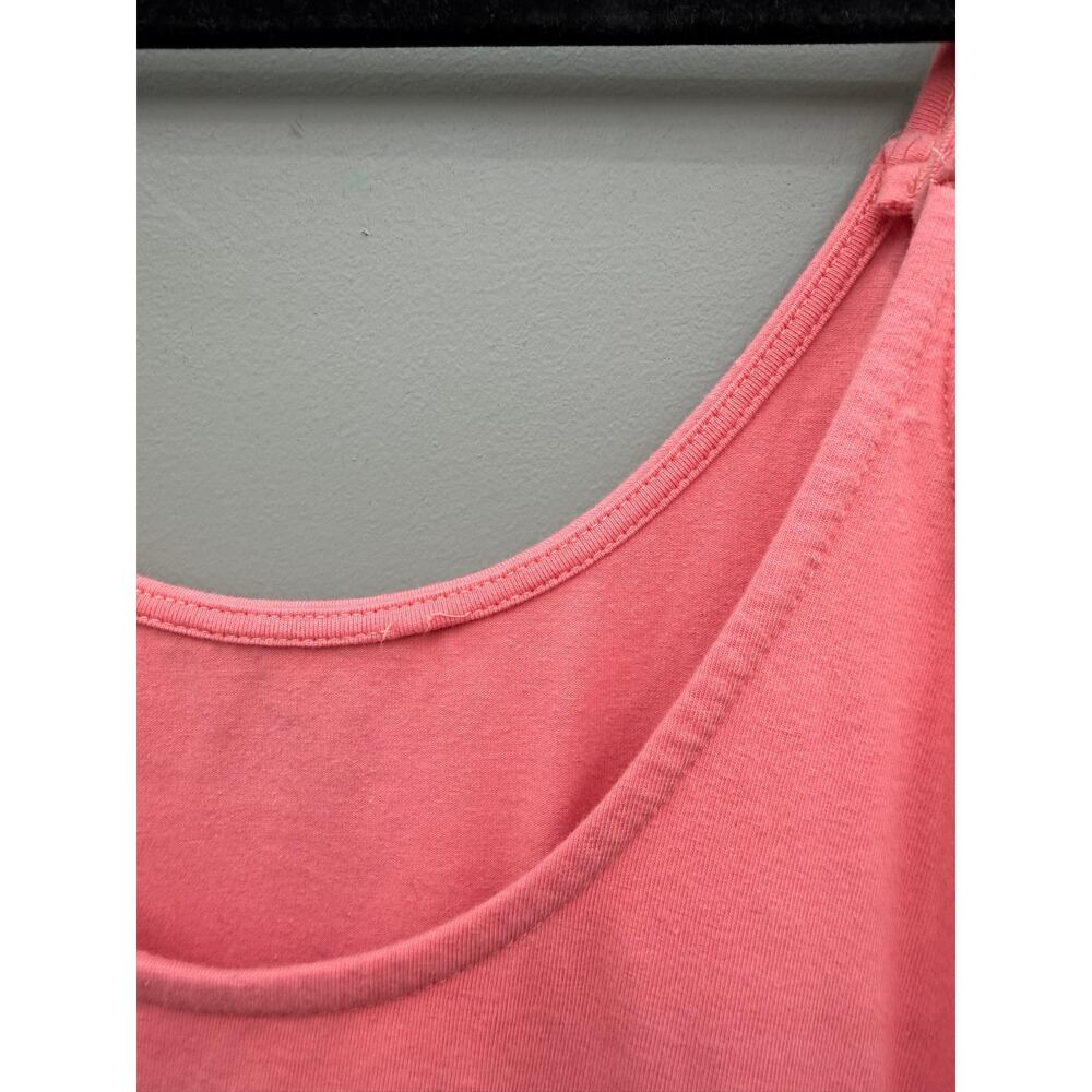 Ultra Flirt Coral Pink Gauze Maxi Dress With Pockets Adjustable Straps Medium - Picture 3 of 7